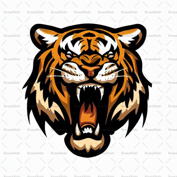 Brüllender Tiger